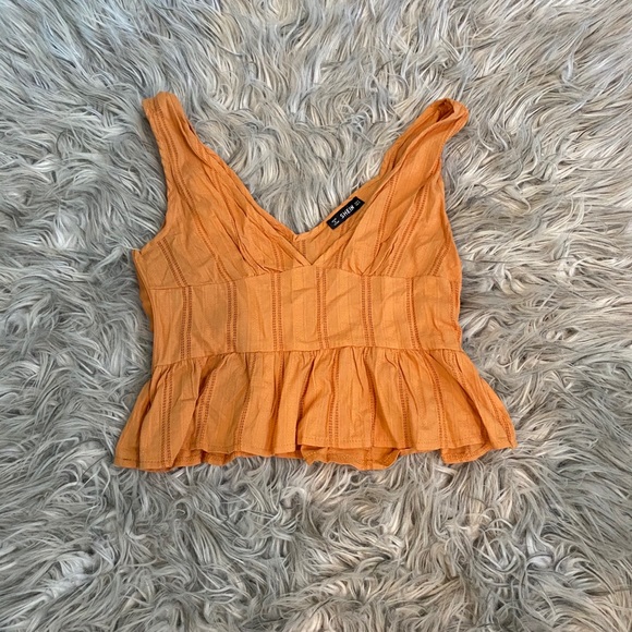 SHEIN | Tops | Shein Ruffle Tank Top | Poshmark